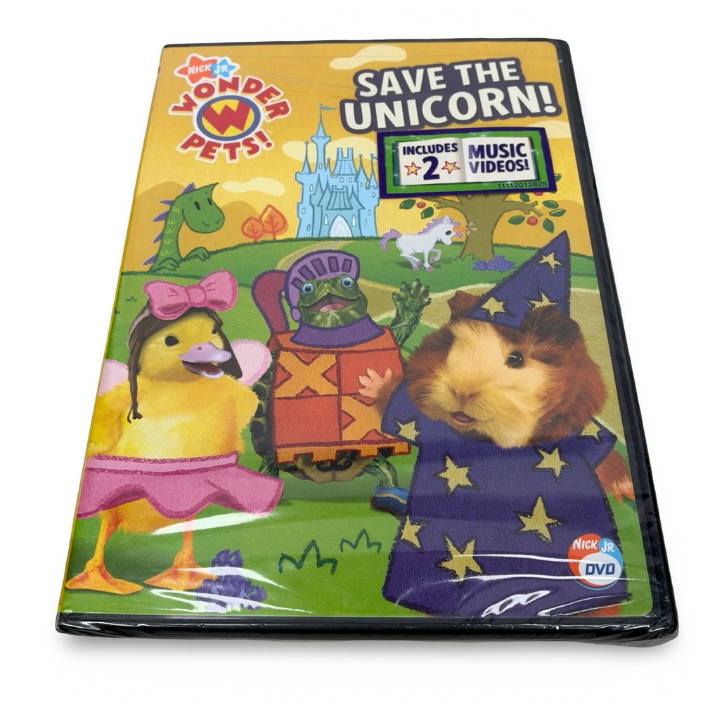 Wonder Pets Save The Unicorn DVD Nick Jr 2007 New Sealed Kids Movie